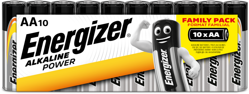 Energizer - Power AA 10-pack Tray v:1320936