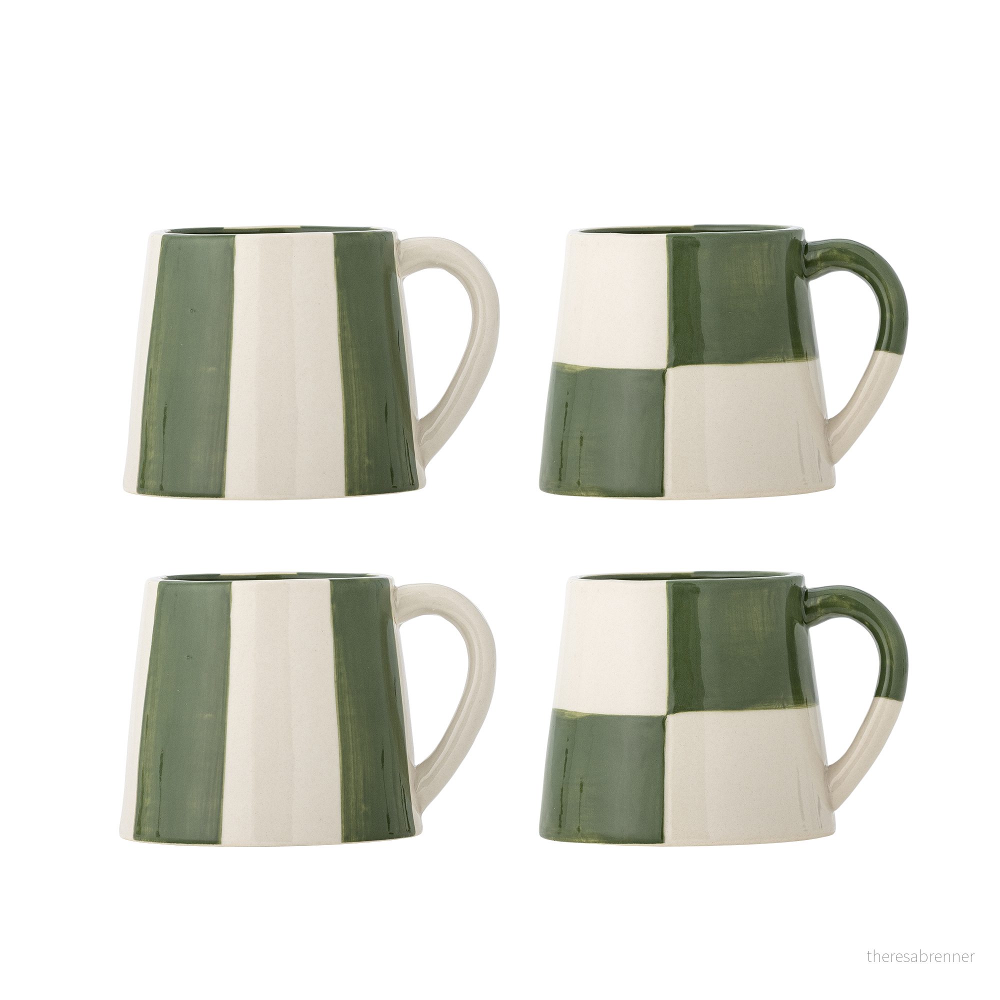 Bloomingville – Floki Mug – Green – Gratis frakt v:8393984 Bloomingville – Floki Mug – Green – Gratis frakt v:8393984