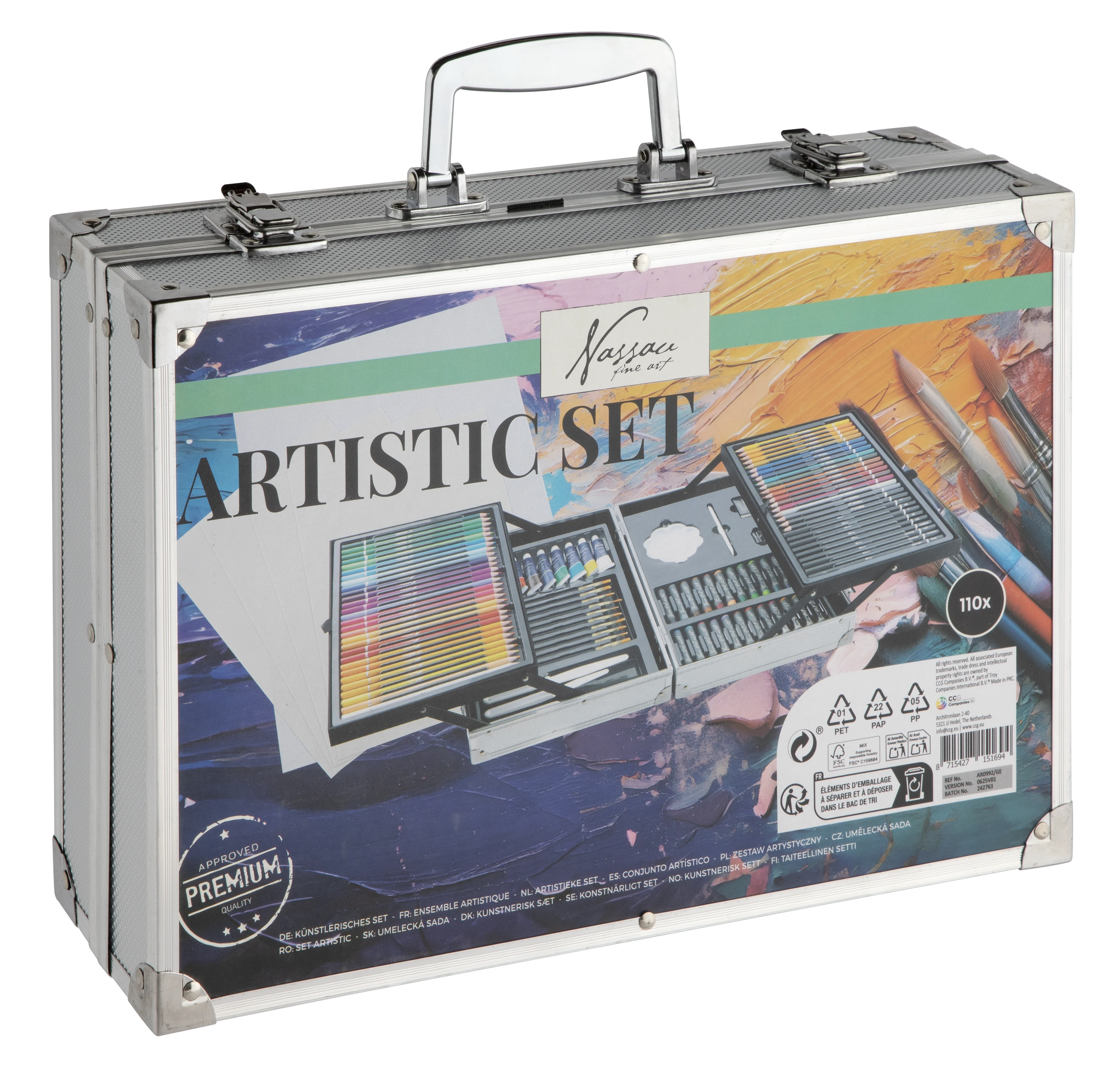 Nassau - Nassau Artistique Set, 110pcs (AR0992) v:8091792