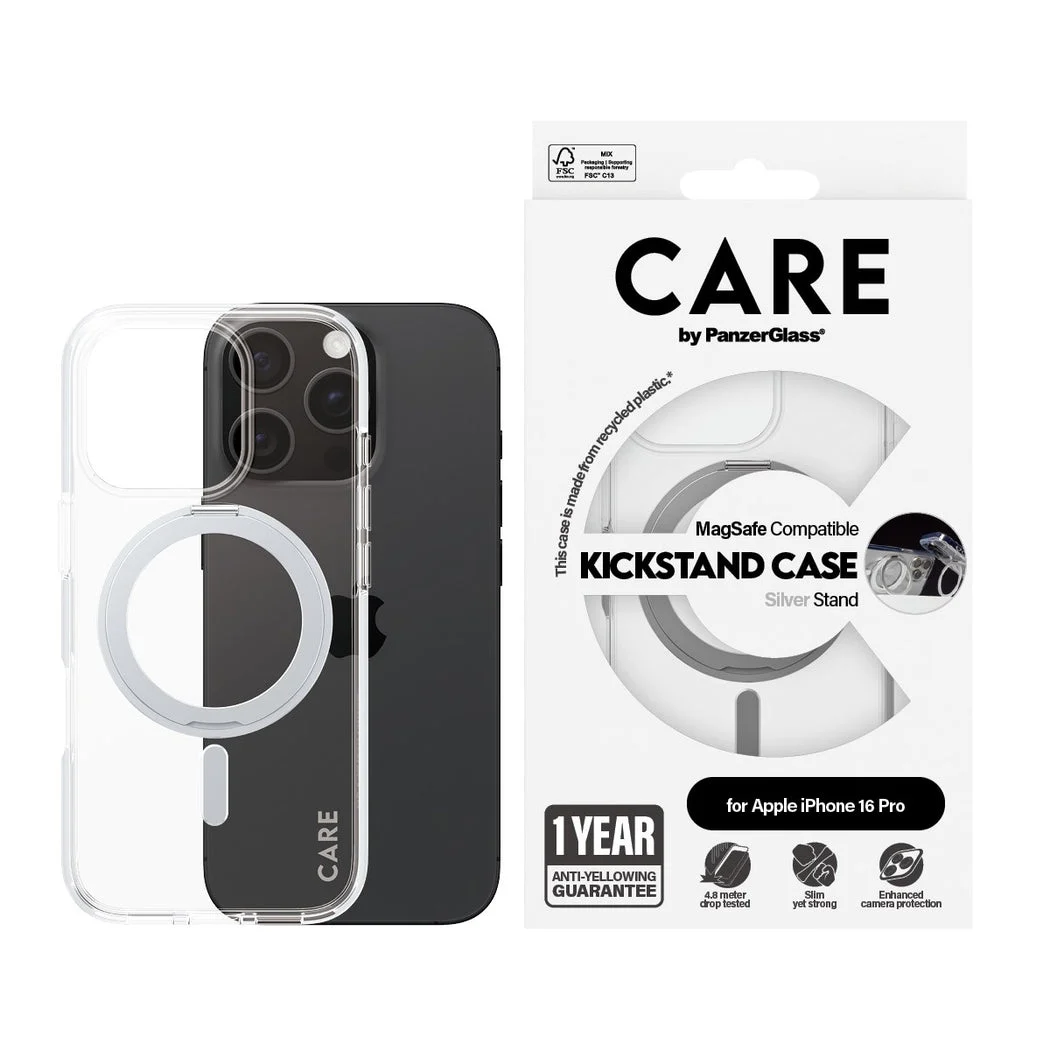 CARE by PanzerGlass- Case - Transparent & MagSafe - iPhone 16 Pro v:7530051