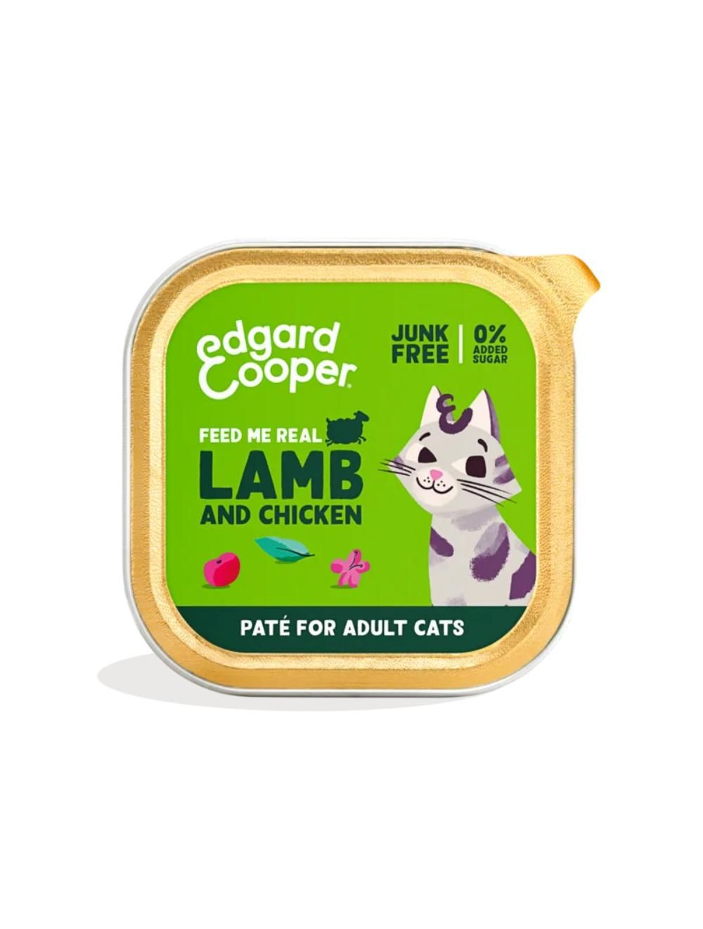 Edgard Cooper - Cat Adult Vetfood Paté Lamb/Chicken - 85g v:3429936