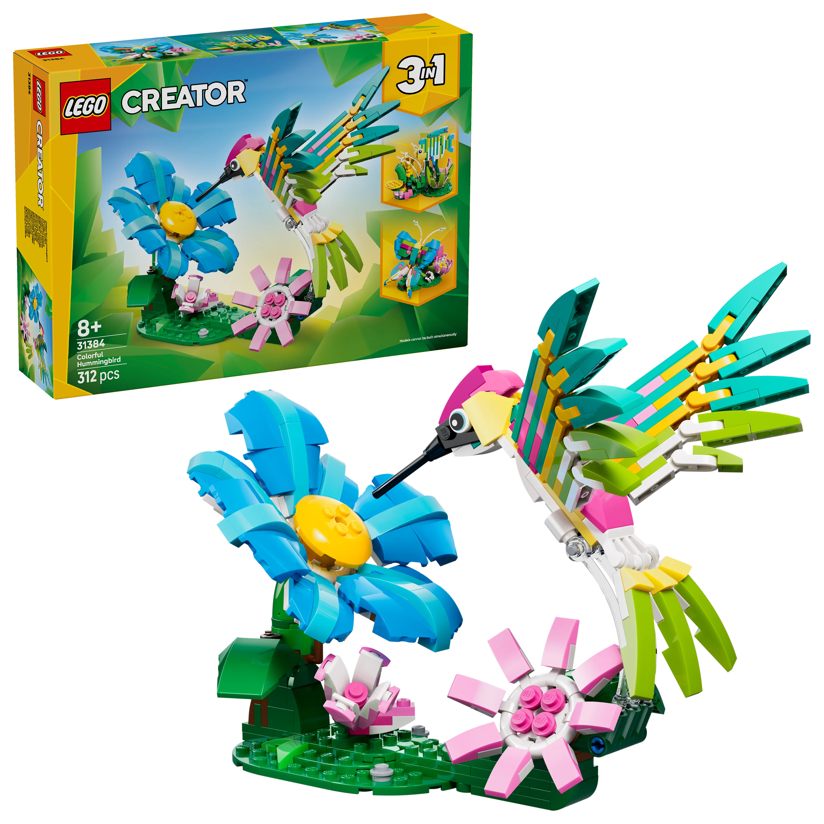 LEGO - Creator - Ville dyr: fargeglad kolibri (31384) v:2214954