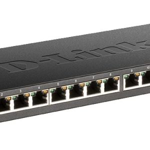 D-Link – 16-Port 10/100/1000Mbps DGS-1016S/E – Gratis frakt v:2678481