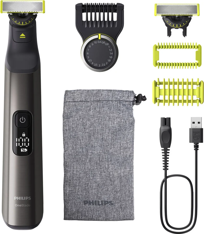 Philips - OneBlade Pro - Ansikt og Kropp - Gratis frakt v:9064963