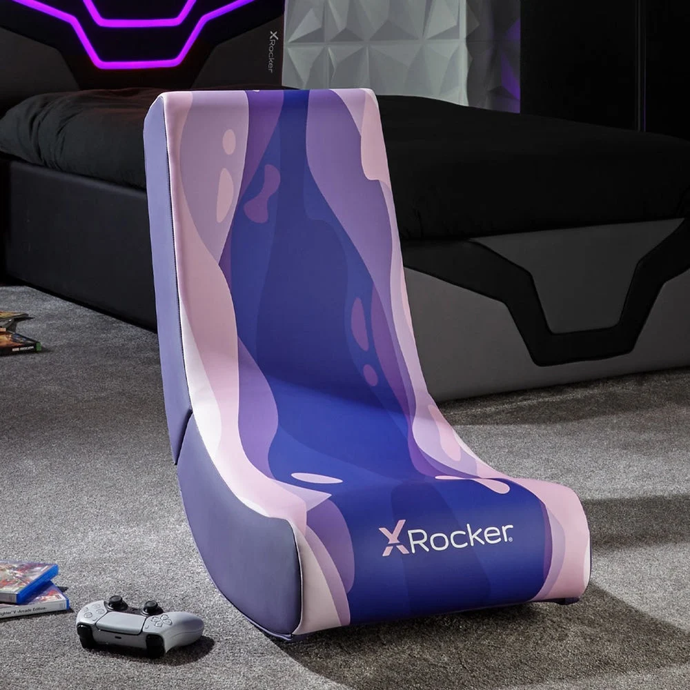 X-Rocker - Video Rocker Gaming Floor Chair - Lava Pink - Gratis frakt v:8521443