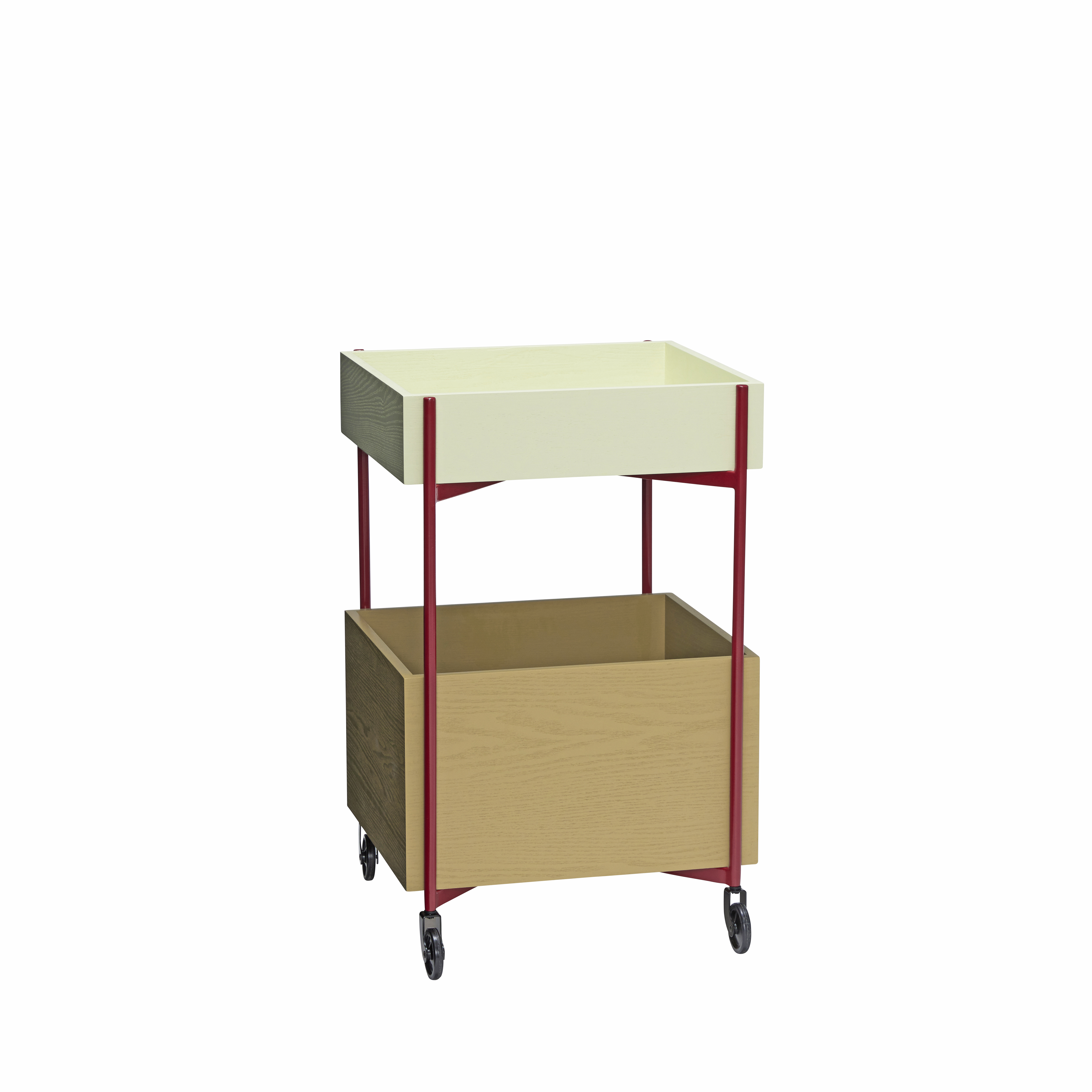 Hübsch – Fresh Trillebord – 42x41x68 cm – 42x41x68 cm – Khaki & Bordeaux – Gratis frakt v:2433289 Hübsch – Fresh Trillebord – 42x41x68 cm – 42x41x68 cm – Khaki & Bordeaux – Gratis frakt v:2433289