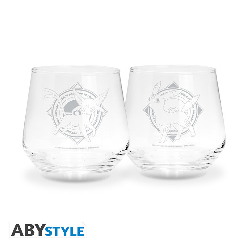 Abysse – Pokemon – Glass set Espeon & Umbreon v:5233243 Abysse – Pokemon – Glass set Espeon & Umbreon v:5233243
