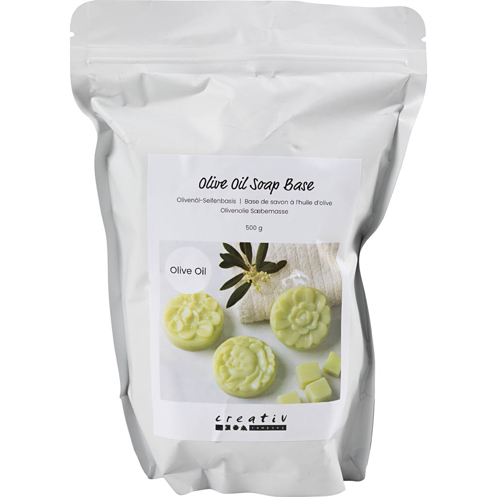 Creativ Company - Såpebase med olivenolje, Granulater, 500 g/ 1 pk. v:7686969