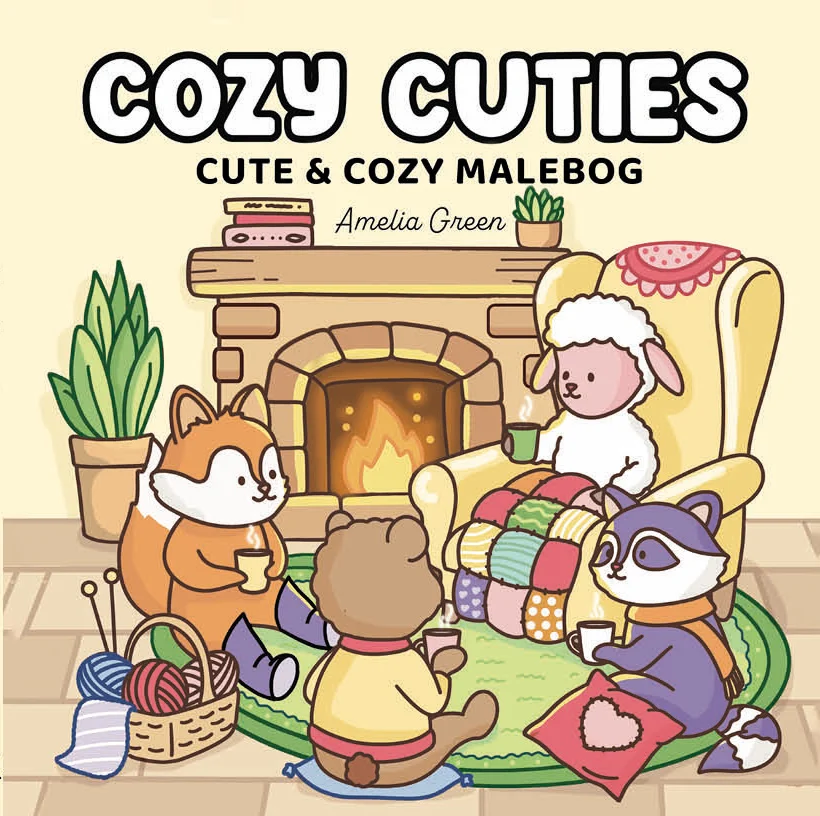 Cozy Coloring – Amelia Green: Cozy Cuties v:7839377 Cozy Coloring – Amelia Green: Cozy Cuties v:7839377