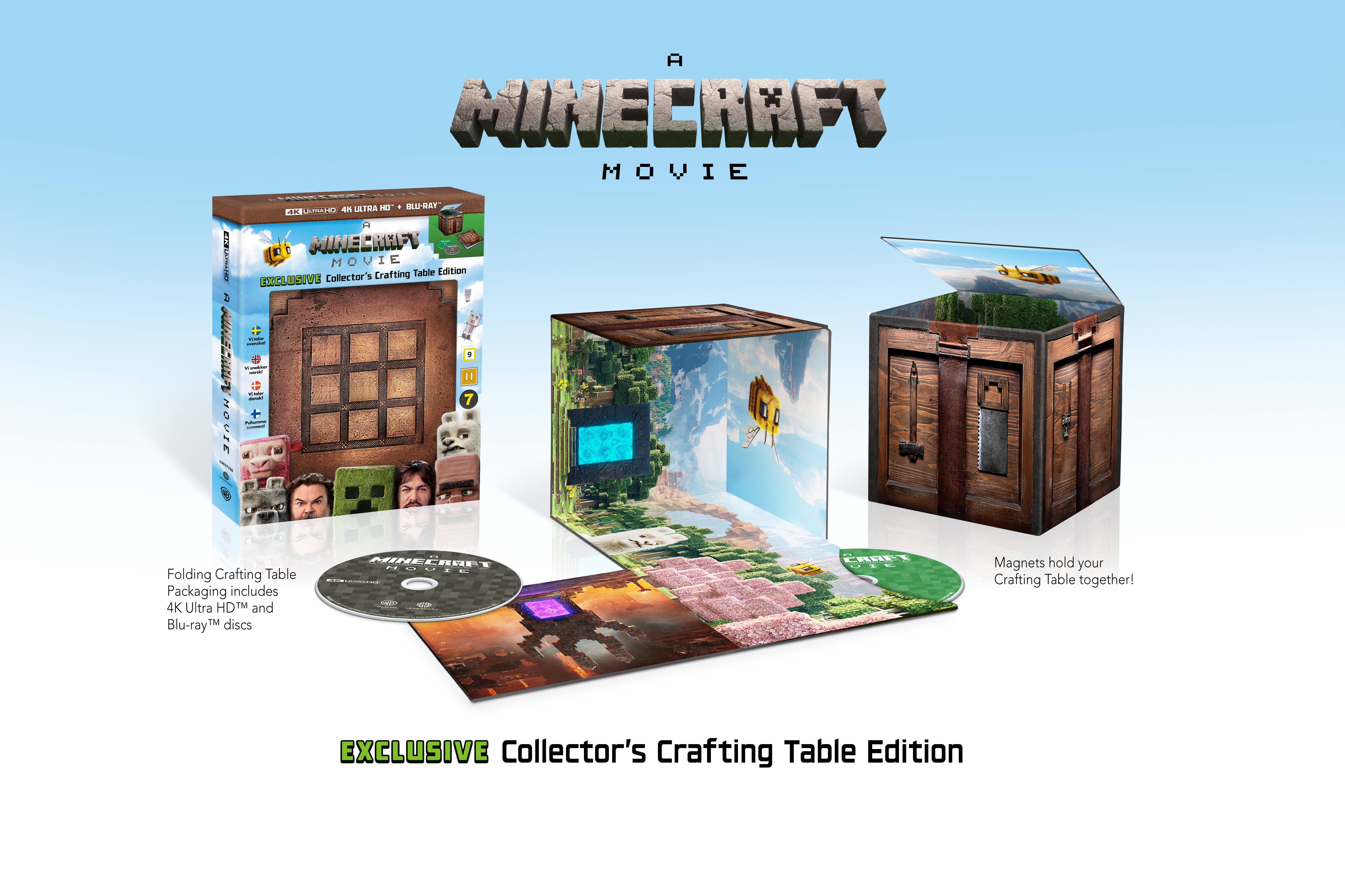A MINECRAFT MOVIE - The Minecraft Cube Edition - 4K Blu-Ray - Special Edition v:9029437
