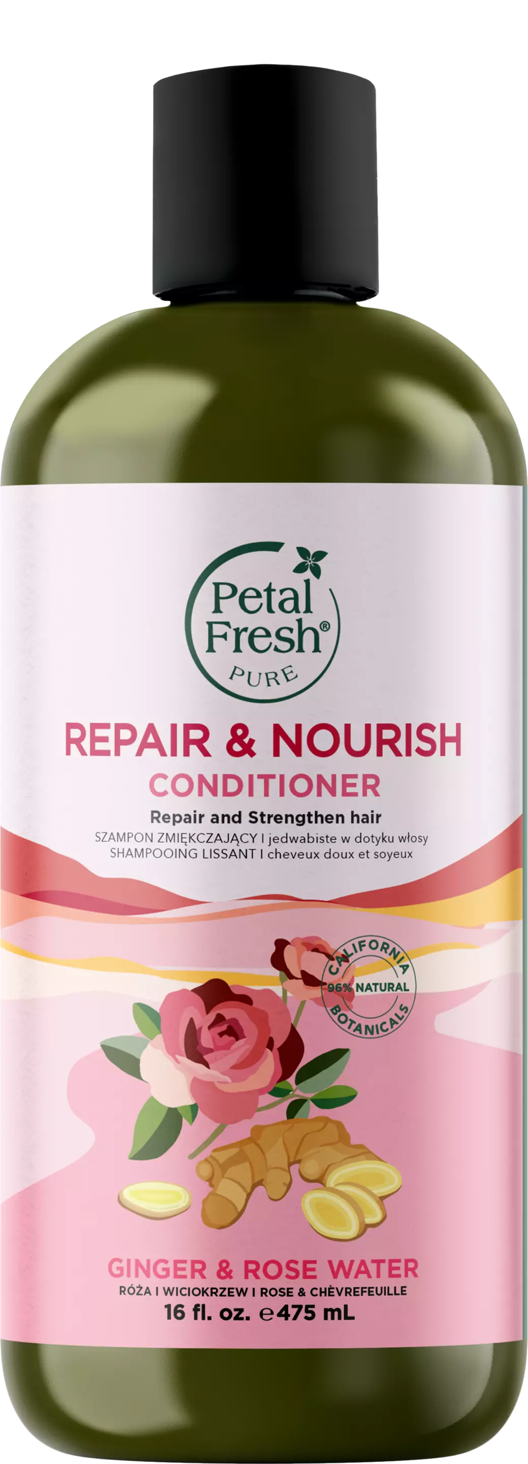 Petal Fresh - Pure Ginger & Rosewater Conditioner 475 ml v:5020796