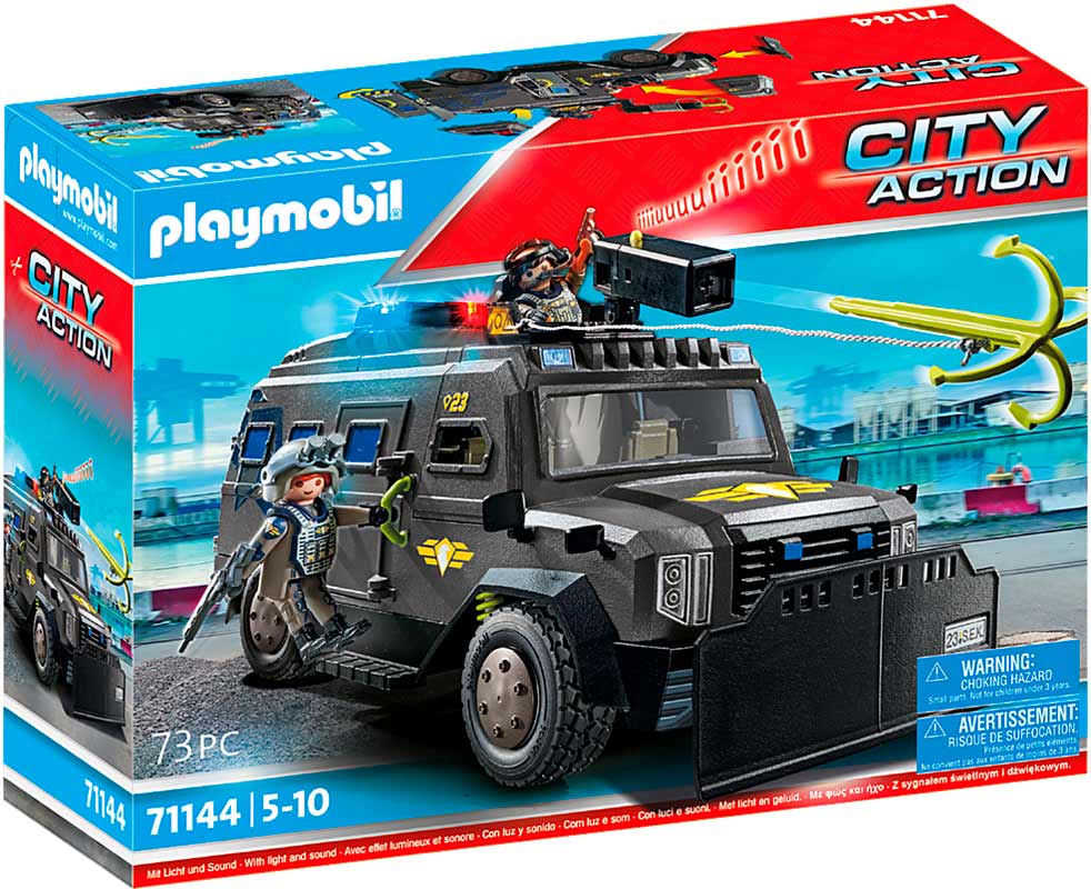PLAYMOBIL - Tactical Unit - All-Terrain Vehicle (71144) - Gratis frakt v:3954888