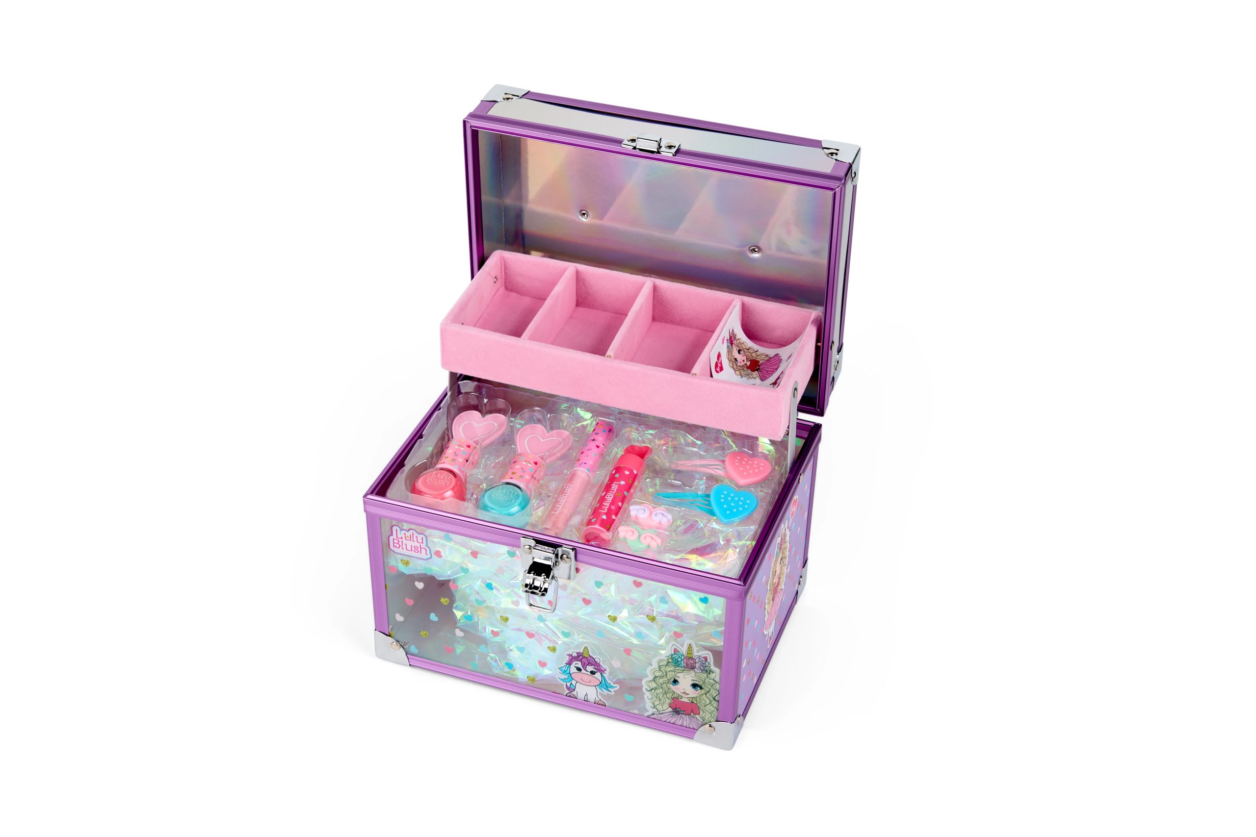 Create It! - Lulu Blush Makeup Case Transparent (84952) v:1570581