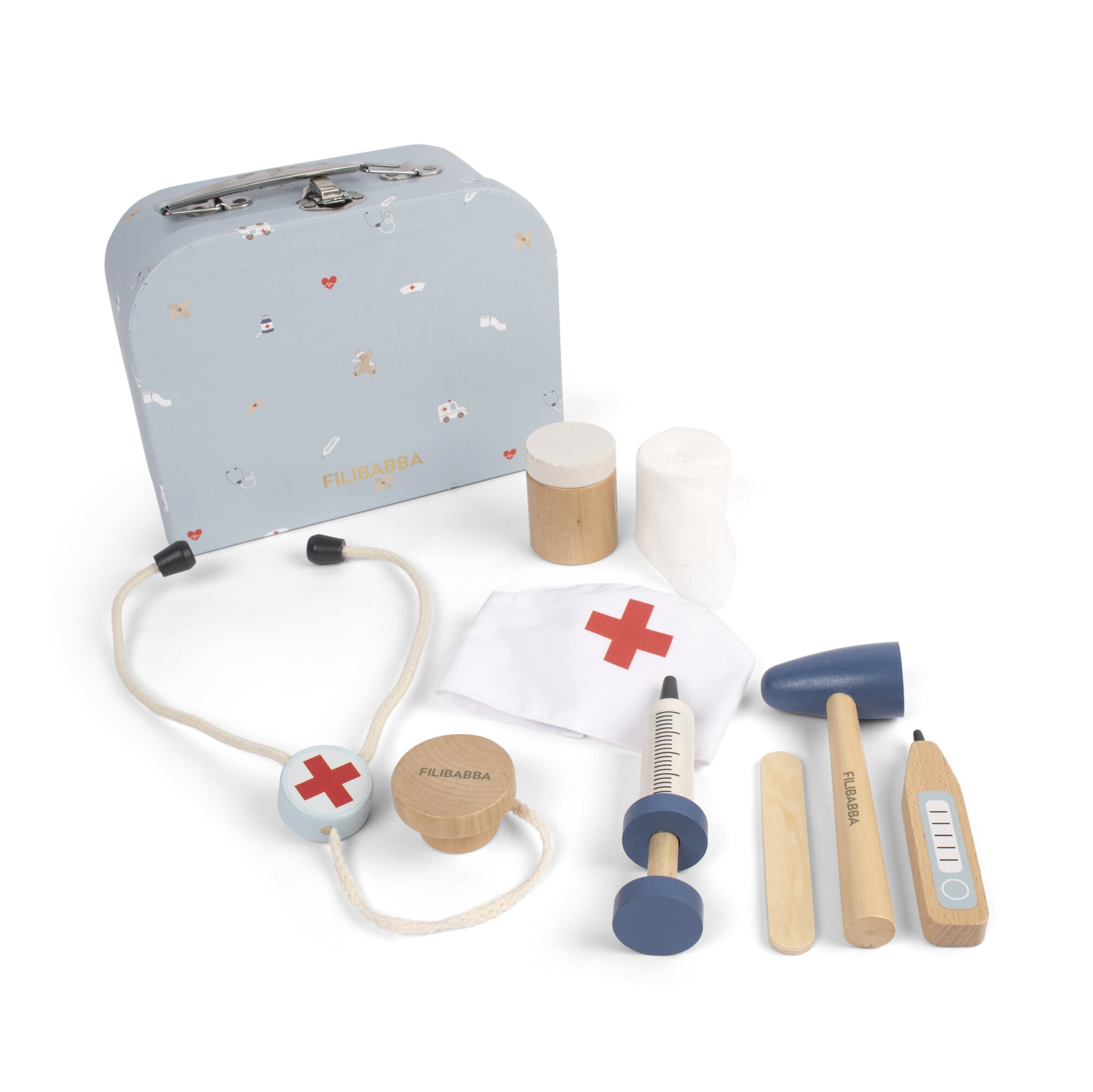 Filibabba – Little Doctor Play Set, Wooden Toys – (FI-03825) v:5891332