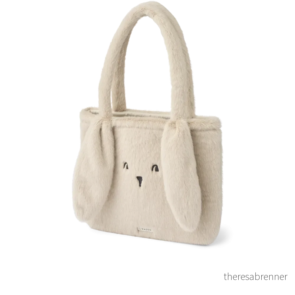 – Plush Rabbit Totebag, Mist (LW20810-1500) v:5403322