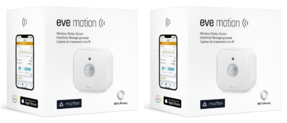 Eve - 2x Wireless Motion Sensor - Bundle - Gratis frakt v:9600831