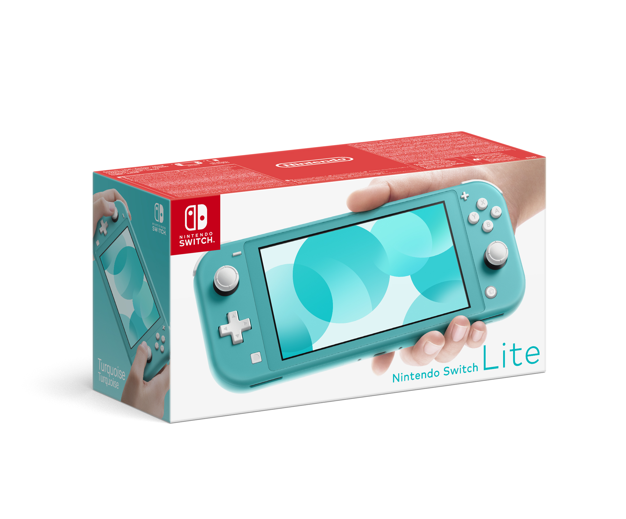 Nintendo Switch Lite Turquoise - Nintendo Switch - Turquoise - Engelsk - Standard - Gratis frakt v:7757975