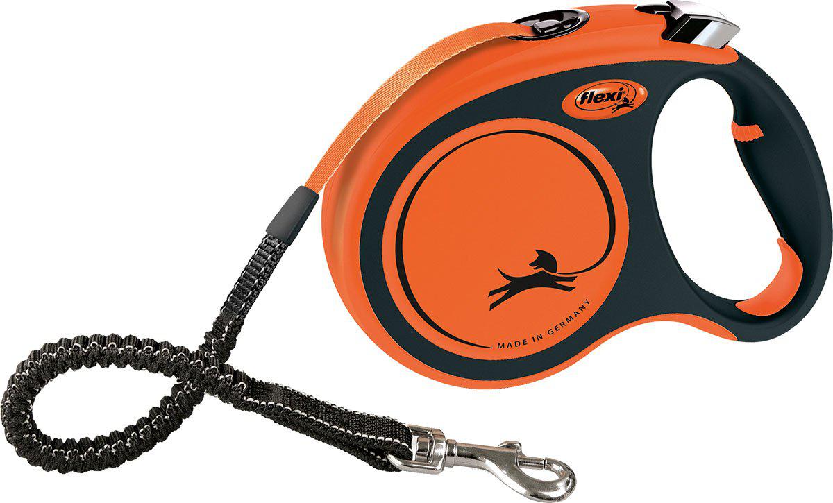 Flexi - Leash Xtreme - L - Tape 5m - Black/Orange - Max 65Kg v:9947300