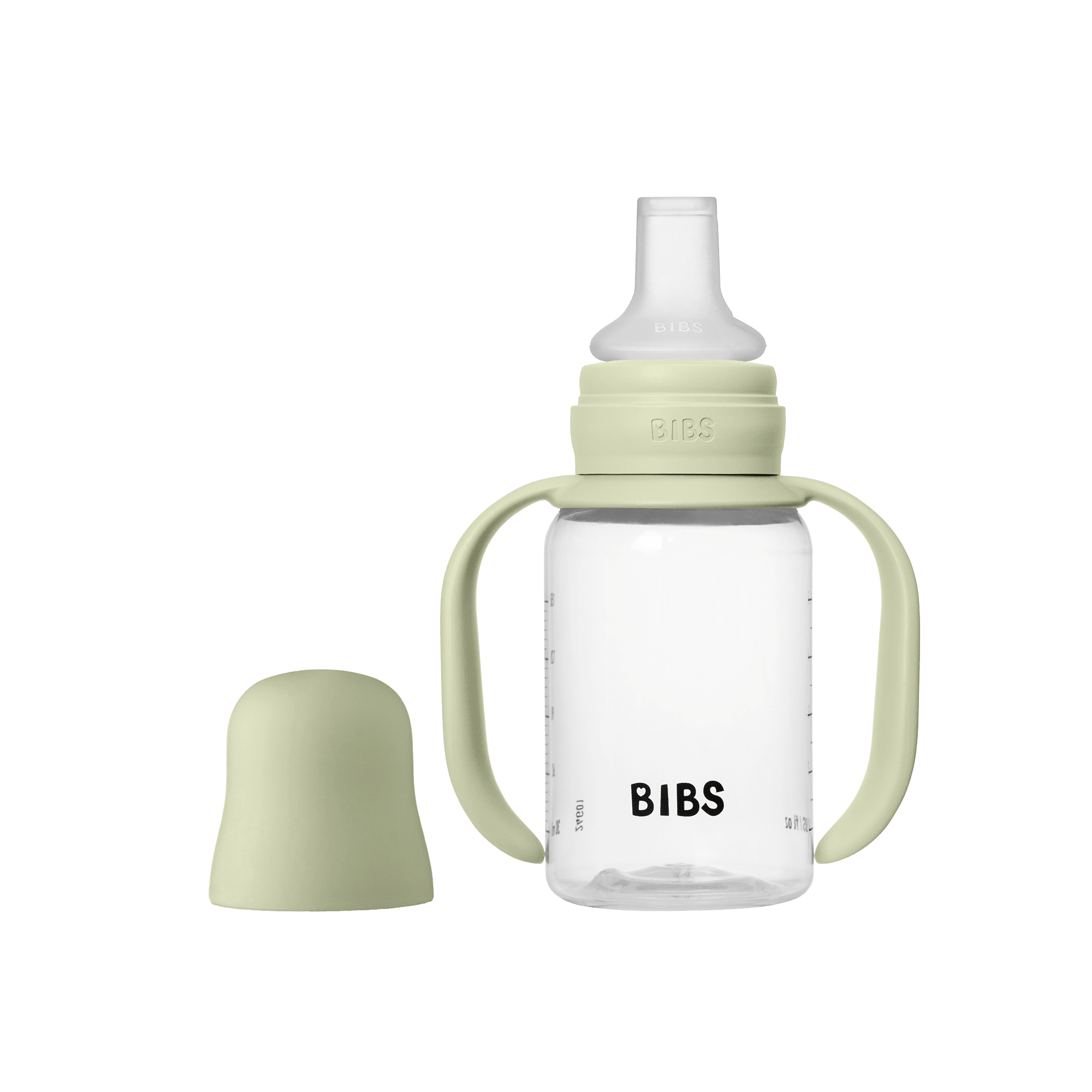 BIBS - Baby Sippy Bottle Spout Silicone - Sage - 150 ml v:5030451