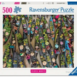 Ravensburger – Flytende marked, Indonesia 500p v:8916003 Ravensburger – Flytende marked, Indonesia 500p v:8916003