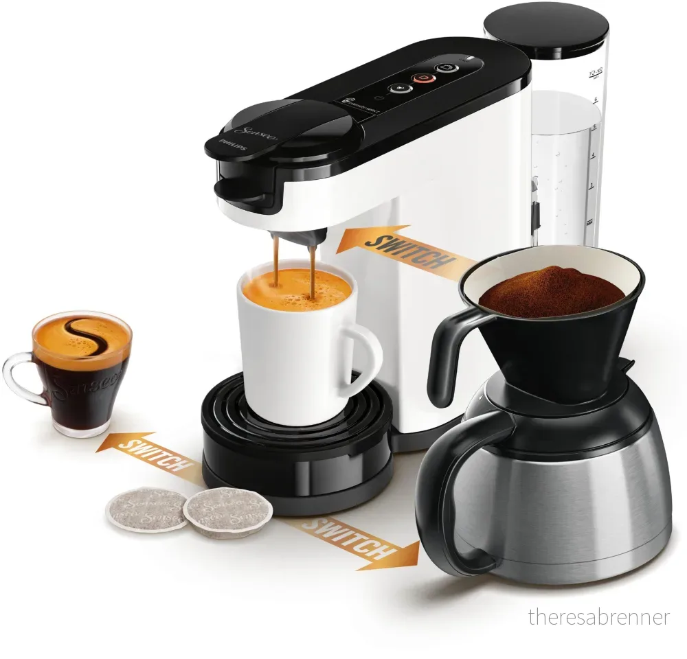 Senseo - Switch Coffeemachine HD6594/00 - Star White - Gratis frakt v:2805510