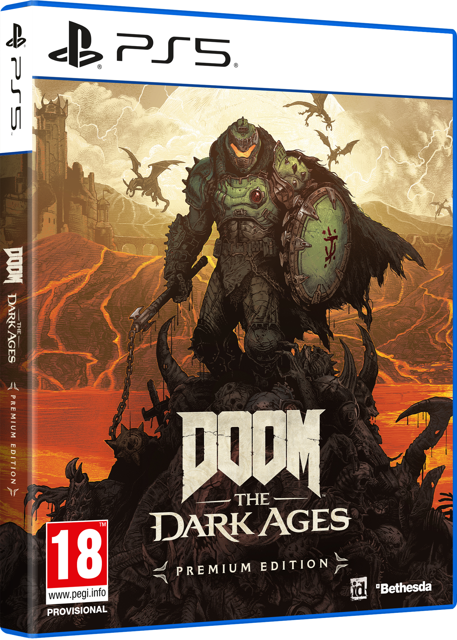 Doom: The Dark Ages - Premium Edition - PlayStation 5 - Engelsk - Premium Edition - Gratis frakt v:8877339