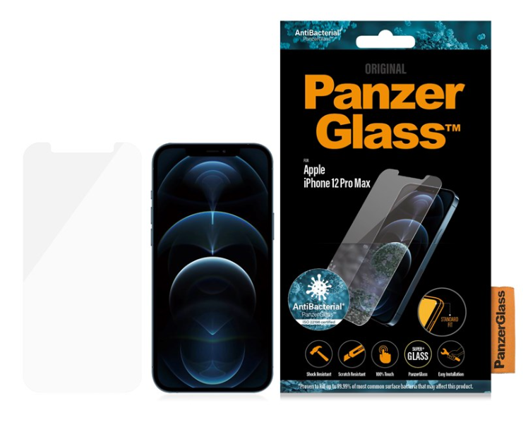 PanzerGlass - Screen Protector Apple iPhone 12 Pro Max - Standard Fit v:2854063