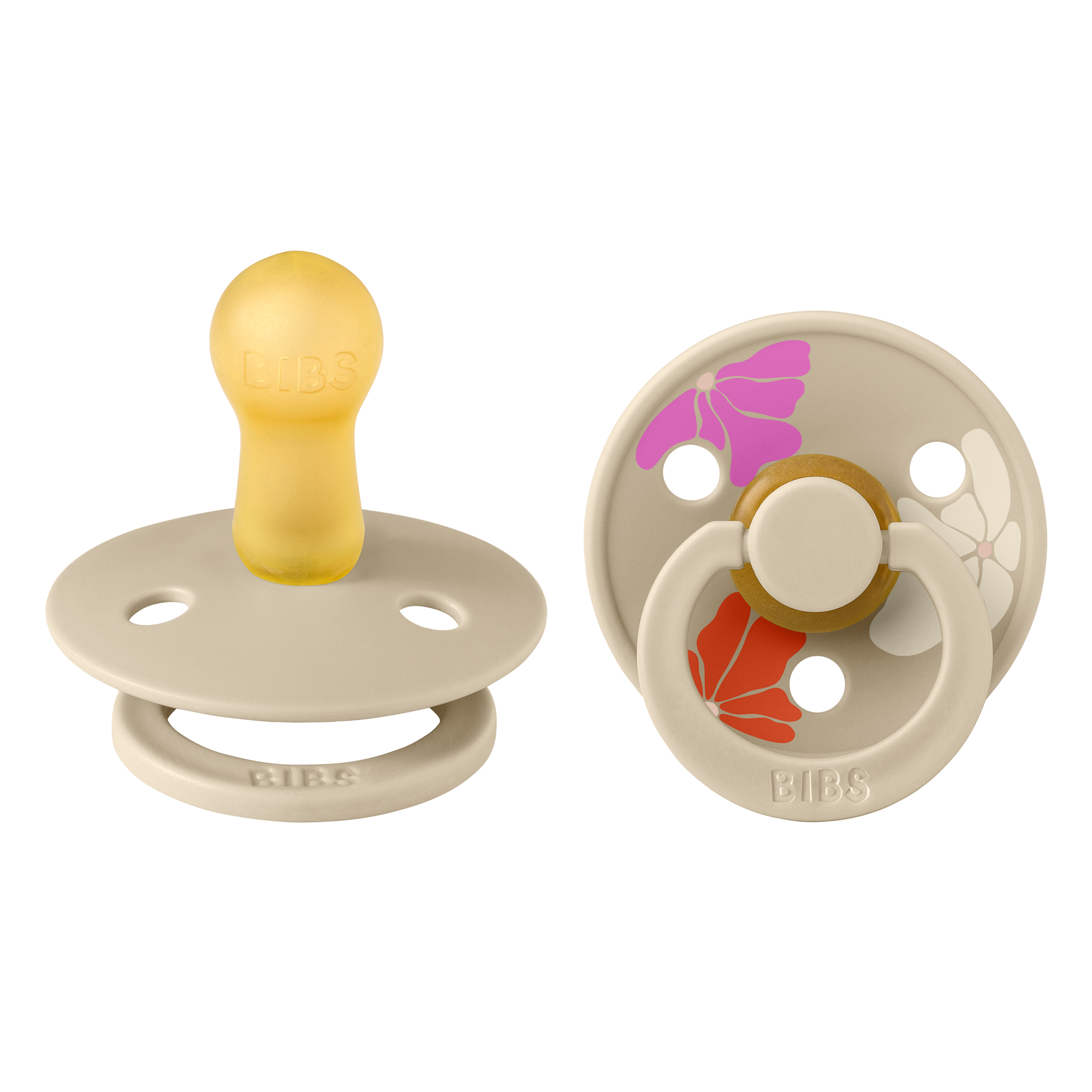 BIBS – Pacifier Studio Colour 2 PACK Morning Bloom – Vanilla – Size 2 v:2550886 BIBS – Pacifier Studio Colour 2 PACK Morning Bloom – Vanilla – Size 2 v:2550886