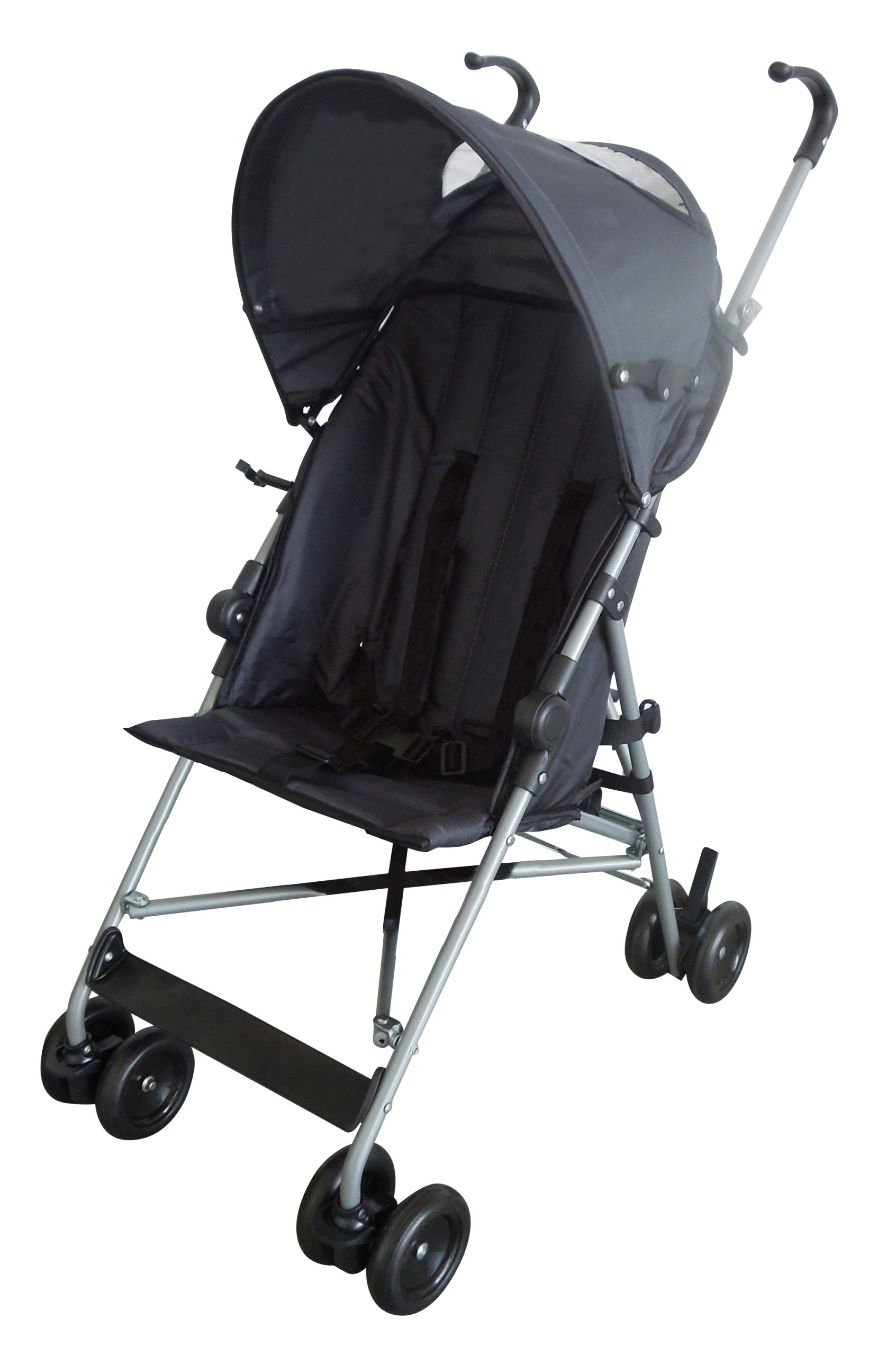 Asalvo - Pushchair Moving - Coal - Unfolded: 46 cm W x 74 cm L x 94 cm H; Folded: 107 cm W x 22 cm L x 22 cm H - Gratis frakt v:5207679