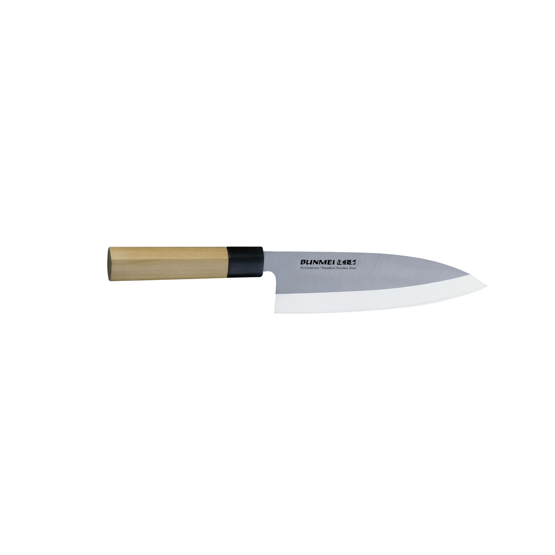 BUNMEI – Deba knife – single-edged – 19.5 cm – Gratis frakt v:9988542