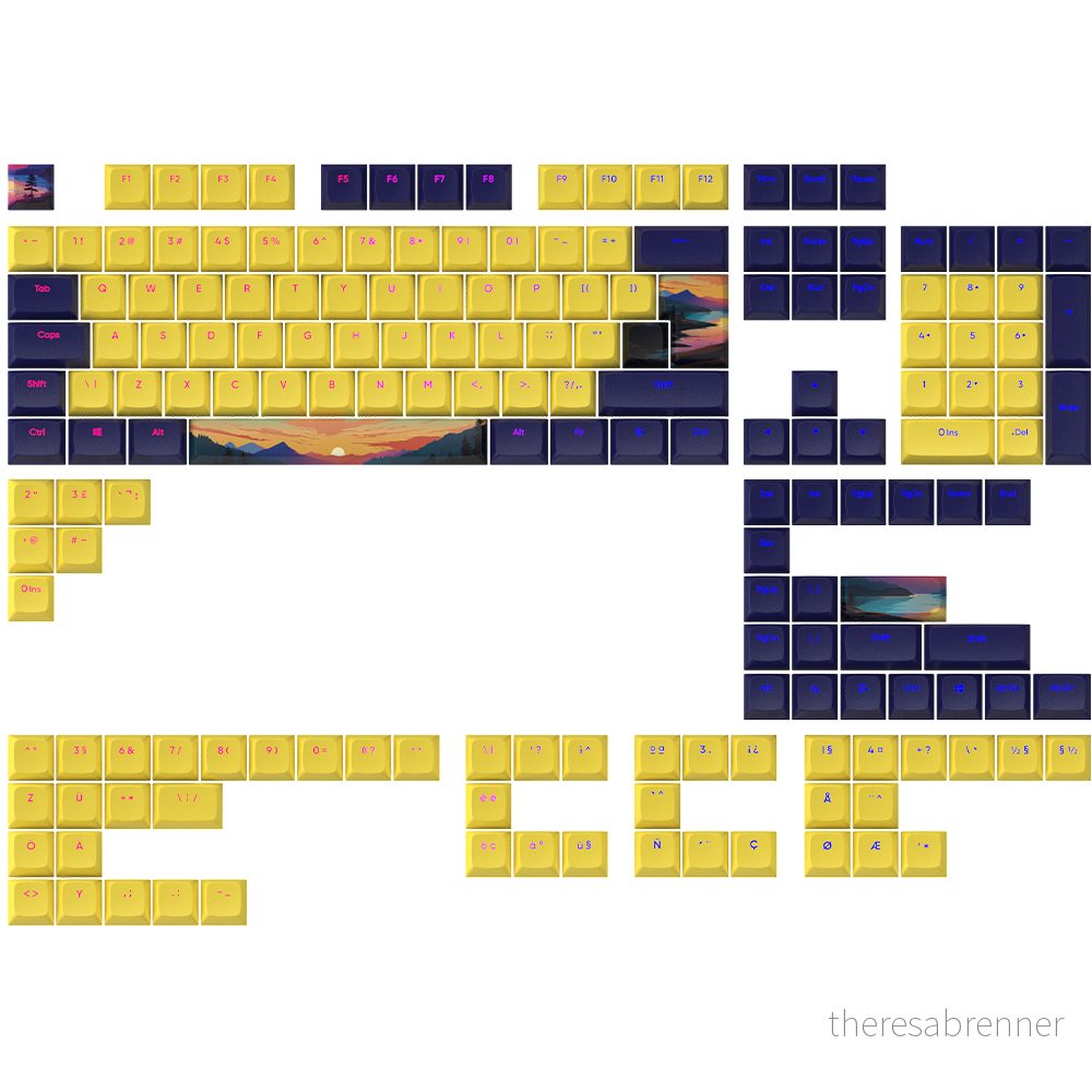 Dark Project – Keycaps sets – Sunset – Sunset v:1098556