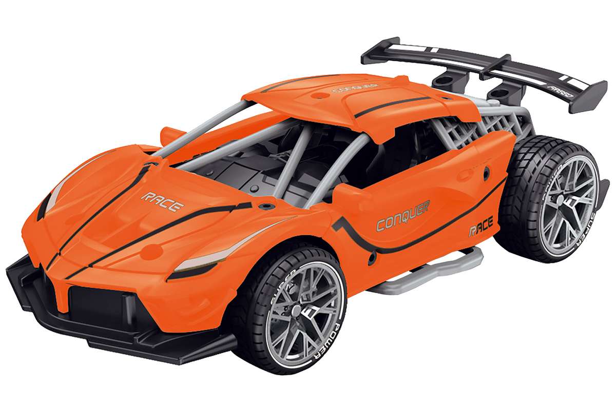 KLX - Die-cast pull back car w/sound &Try-Me, orange (534674) v:7103890
