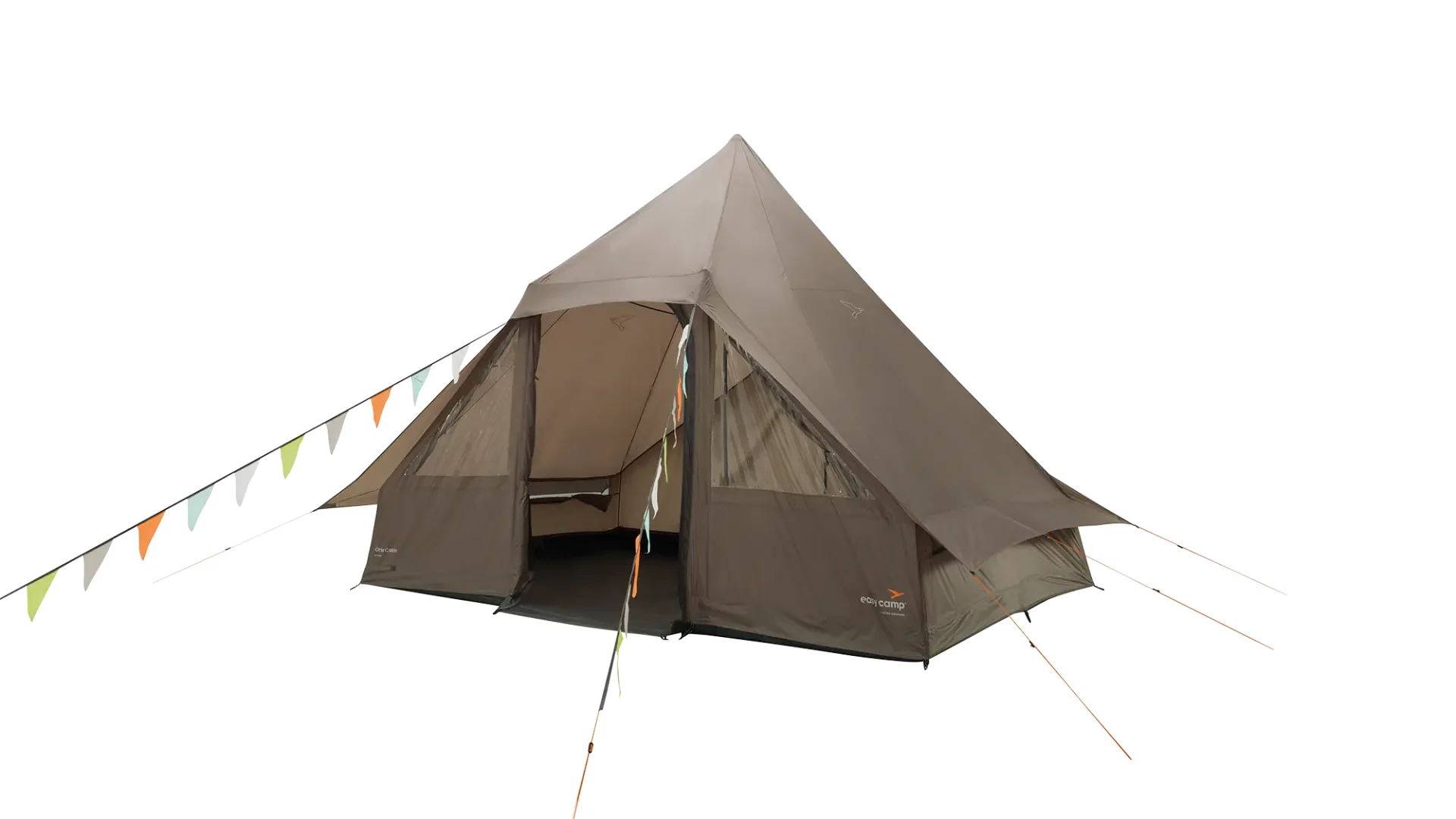 Easy Camp Orsa Cabin – 6-Persoons Familietent met Stahoogte en Deelbaar Slaapgedeelte - Gratis frakt v:9438150
