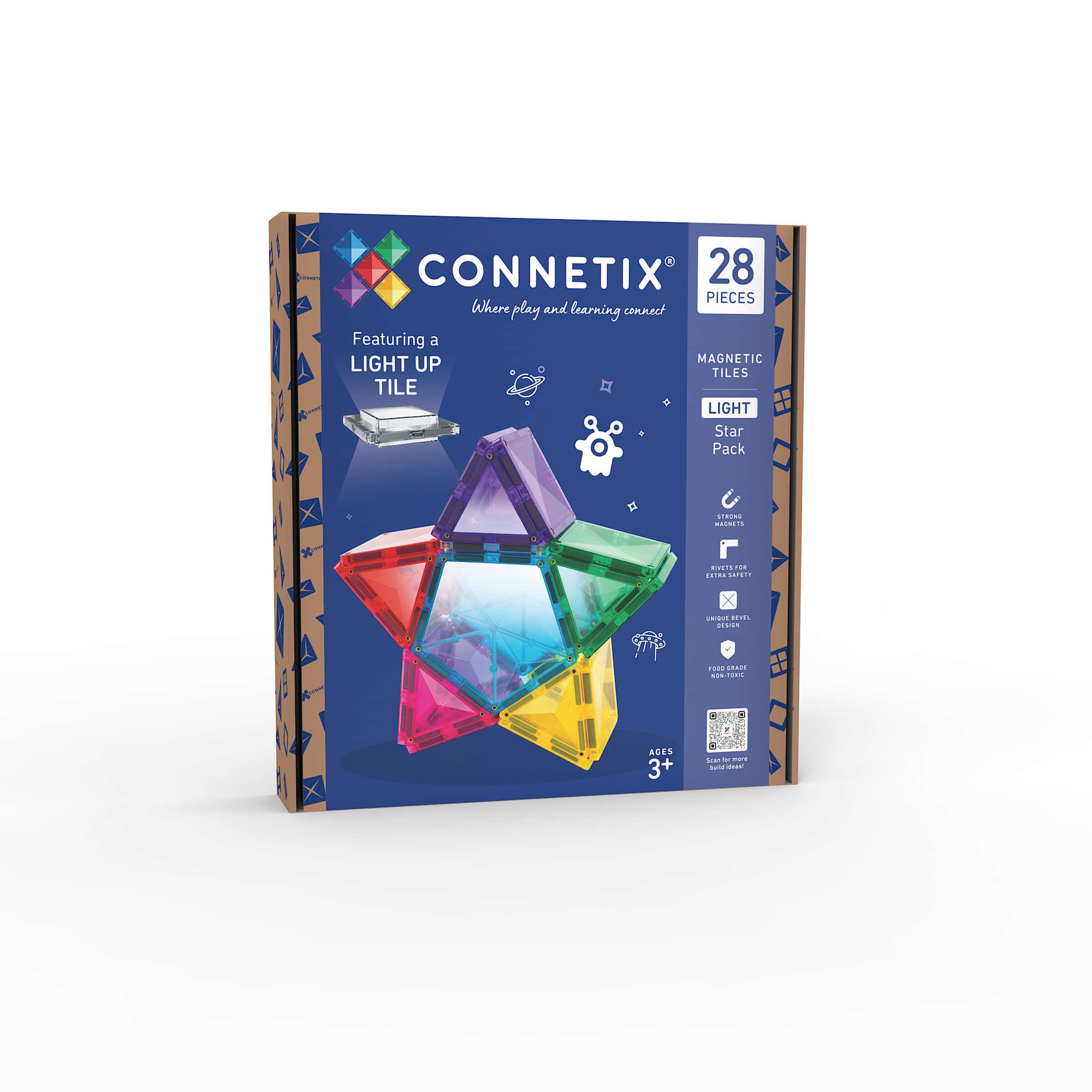 Connetix – Light Star Pack – 28 pc (CT-L-00028-ST) – Gratis frakt v:4120891 Connetix – Light Star Pack – 28 pc (CT-L-00028-ST) – Gratis frakt v:4120891