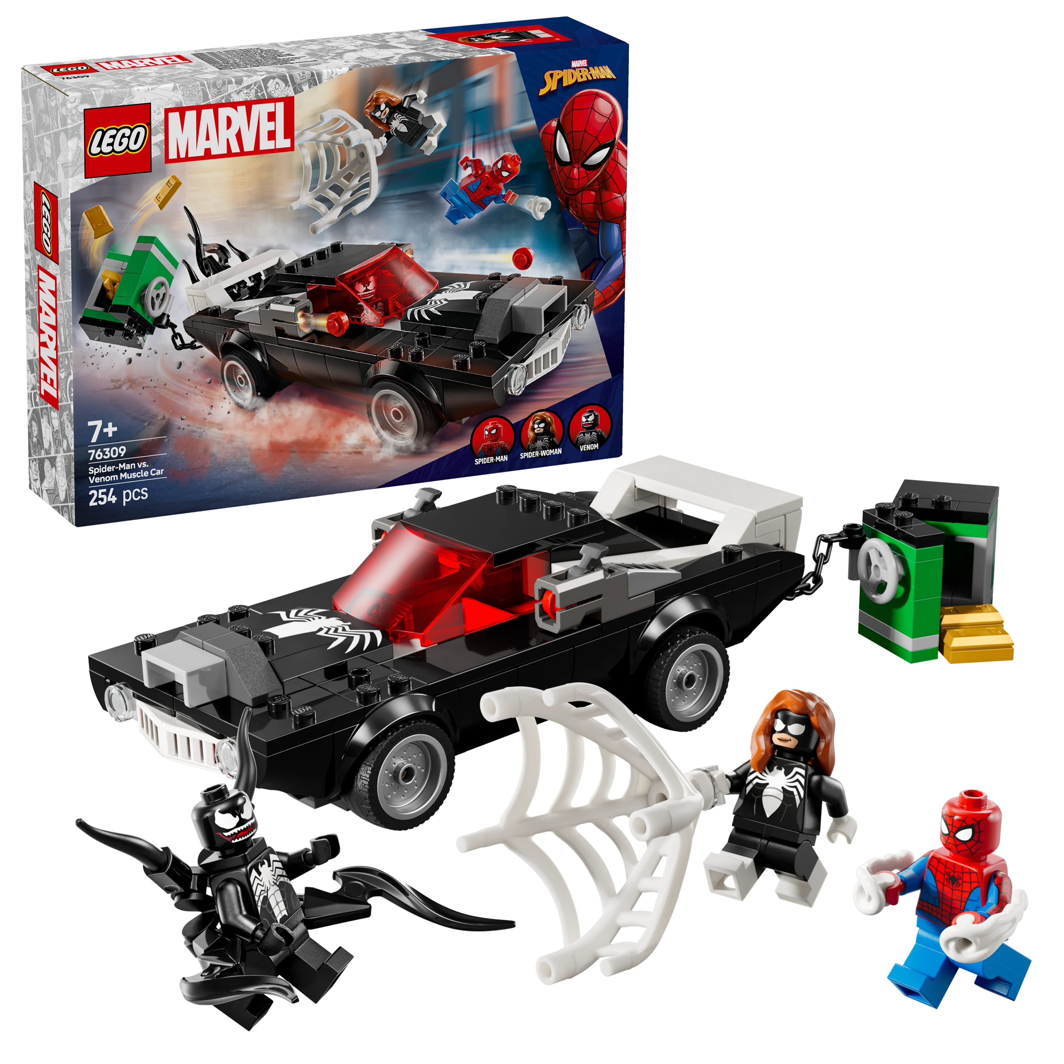 LEGO - Super Heroes - Spider-Man mot Venom Muskelbil (76309) v:6299374