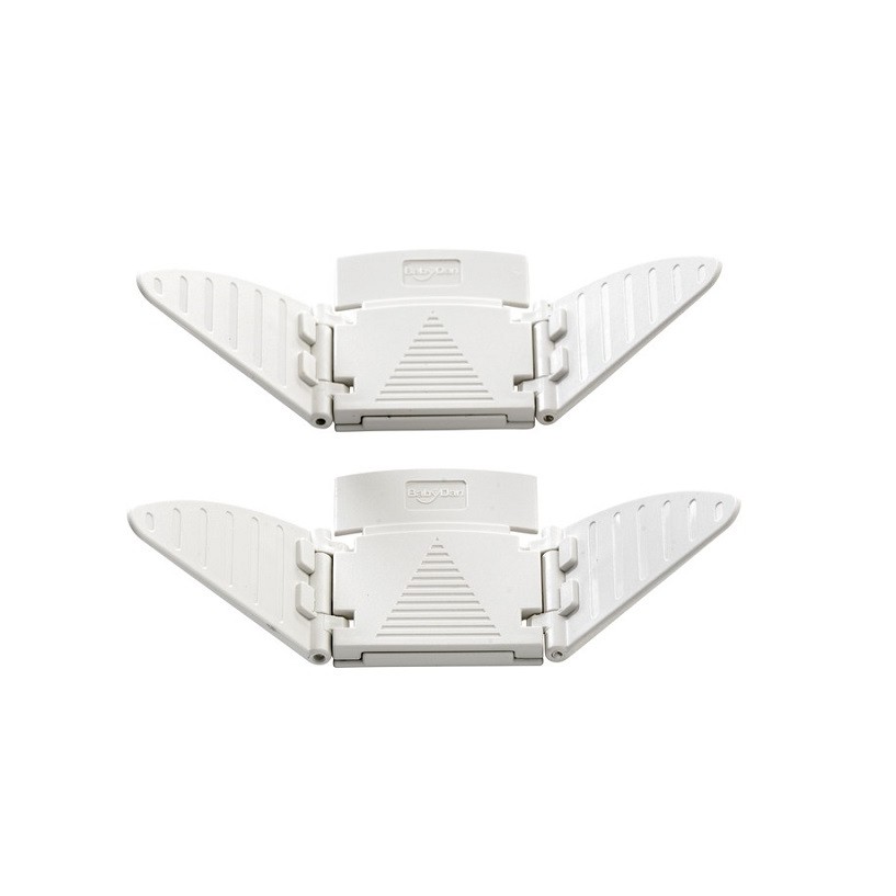 BabyDan - 2 x Sliding Door Window Lock - 2 x White v:1592585