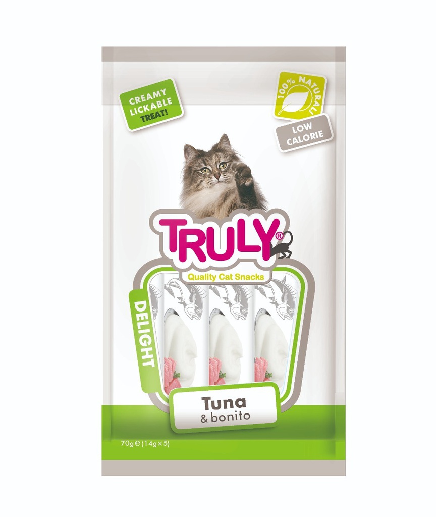 Truly - Cat Creamy Lickable Tuna & Bonito 70g - (WP11380) v:8005759