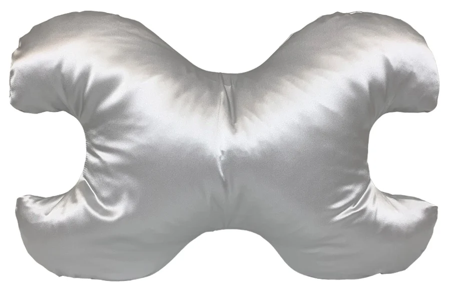 Save My Face - Le Grand Large Pillow w. 100% Silk Cover Silver - Silver - Gratis frakt v:3583132