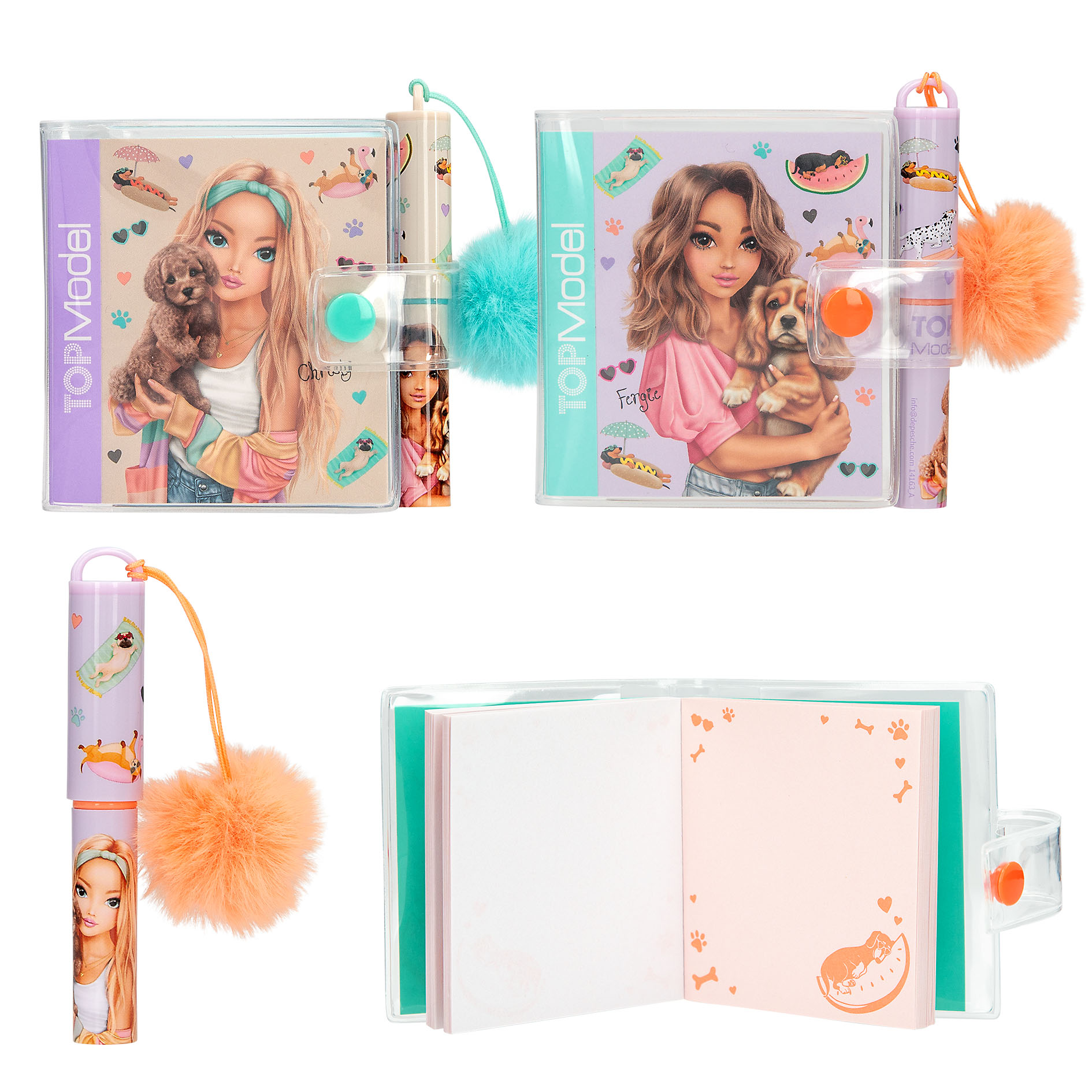 Topmodel – Mini Notebook With Ballpen SUNNY DOG (0414163) v:1331076