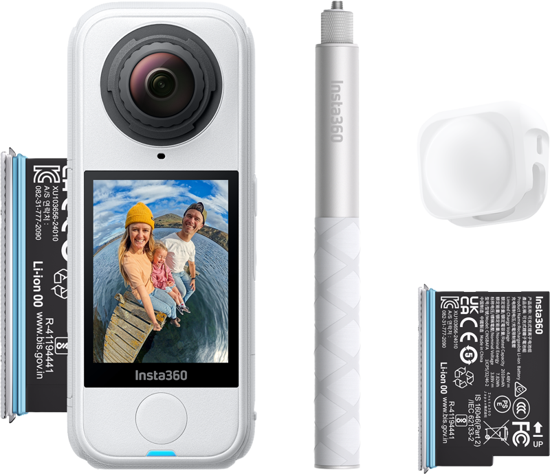Insta360 - X4 Air Starter Bundle - Insta360 - X4 Air Starter-pakke - 360° Actionkamera Startpakke - Gratis frakt v:2817198