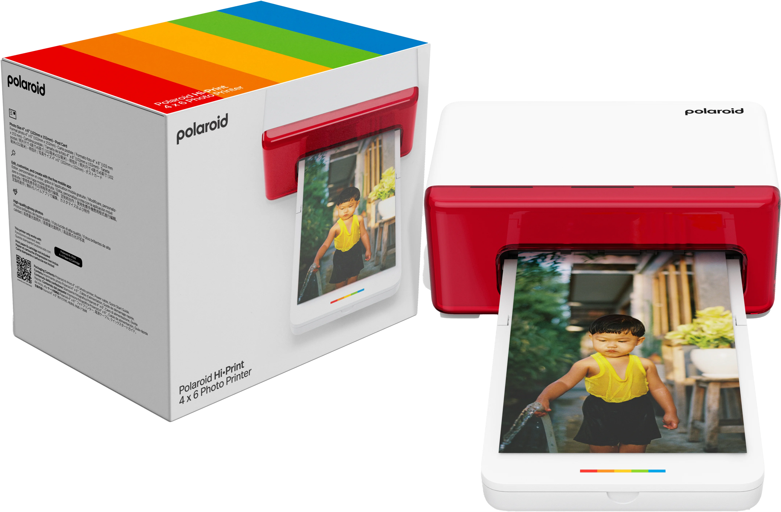 Polaroid - Hi-Print 4x6 Photo Printer - White - Gratis frakt v:5784456