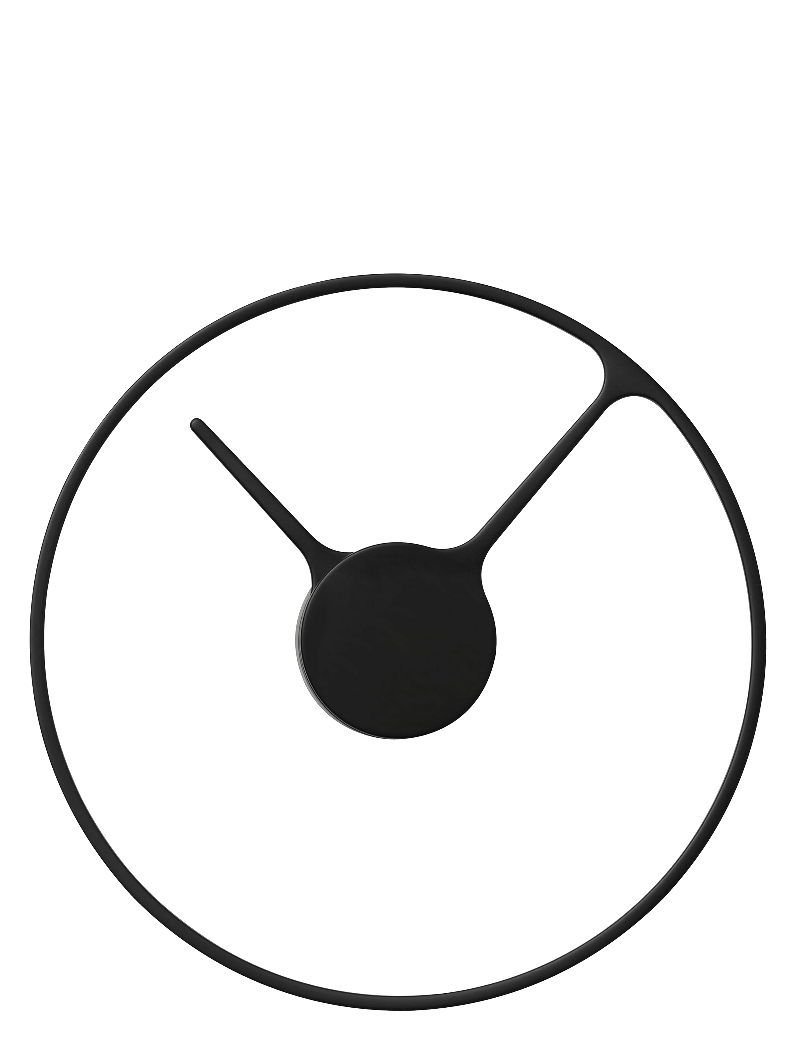 Stelton - Time Veggklokke - Svart - Ø 30 cm - Gratis frakt v:8019113