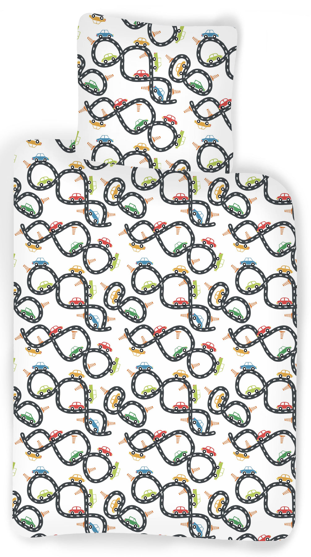 Bed Linen - Junior Size 100 x 140 cm - Car Race (1000431) v:5104231