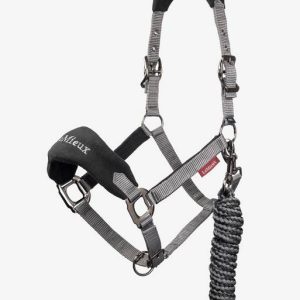 Lemieux – Vogue Headcollar & Leadrope – Black – Cob v:4248689 Lemieux – Vogue Headcollar & Leadrope – Black – Cob v:4248689