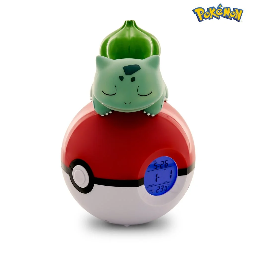 Pokémon Bulbasaur Light-Up FM Alarm Clock v:2748035 Pokémon Bulbasaur Light-Up FM Alarm Clock v:2748035