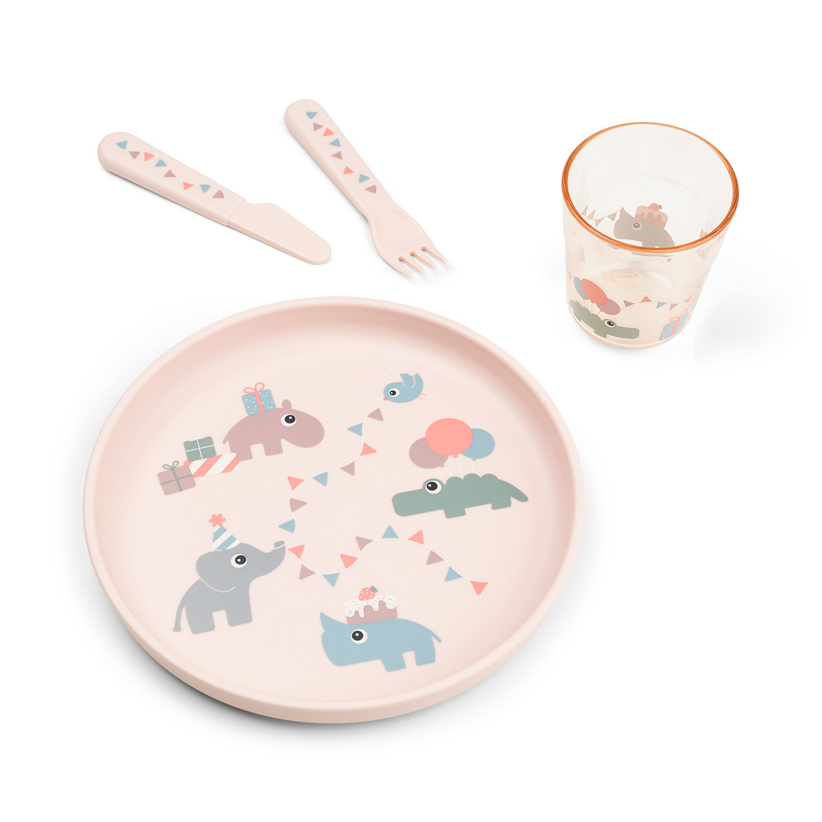 Done by Deer – Foodie dinner set Celebration – Powder v:9507580