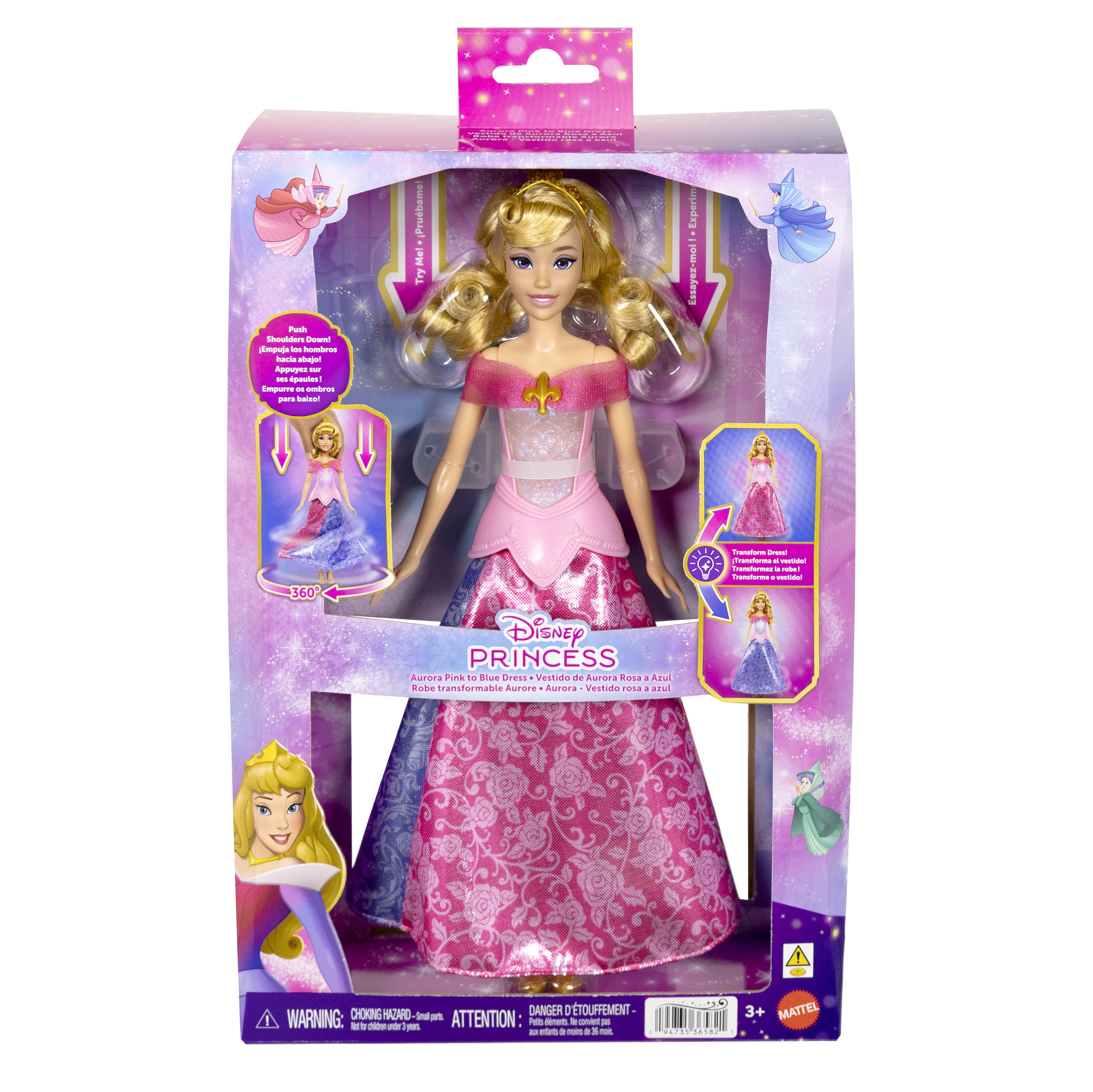 Disney - Princess Transformation Doll Aurora (217-2653) v:6607350