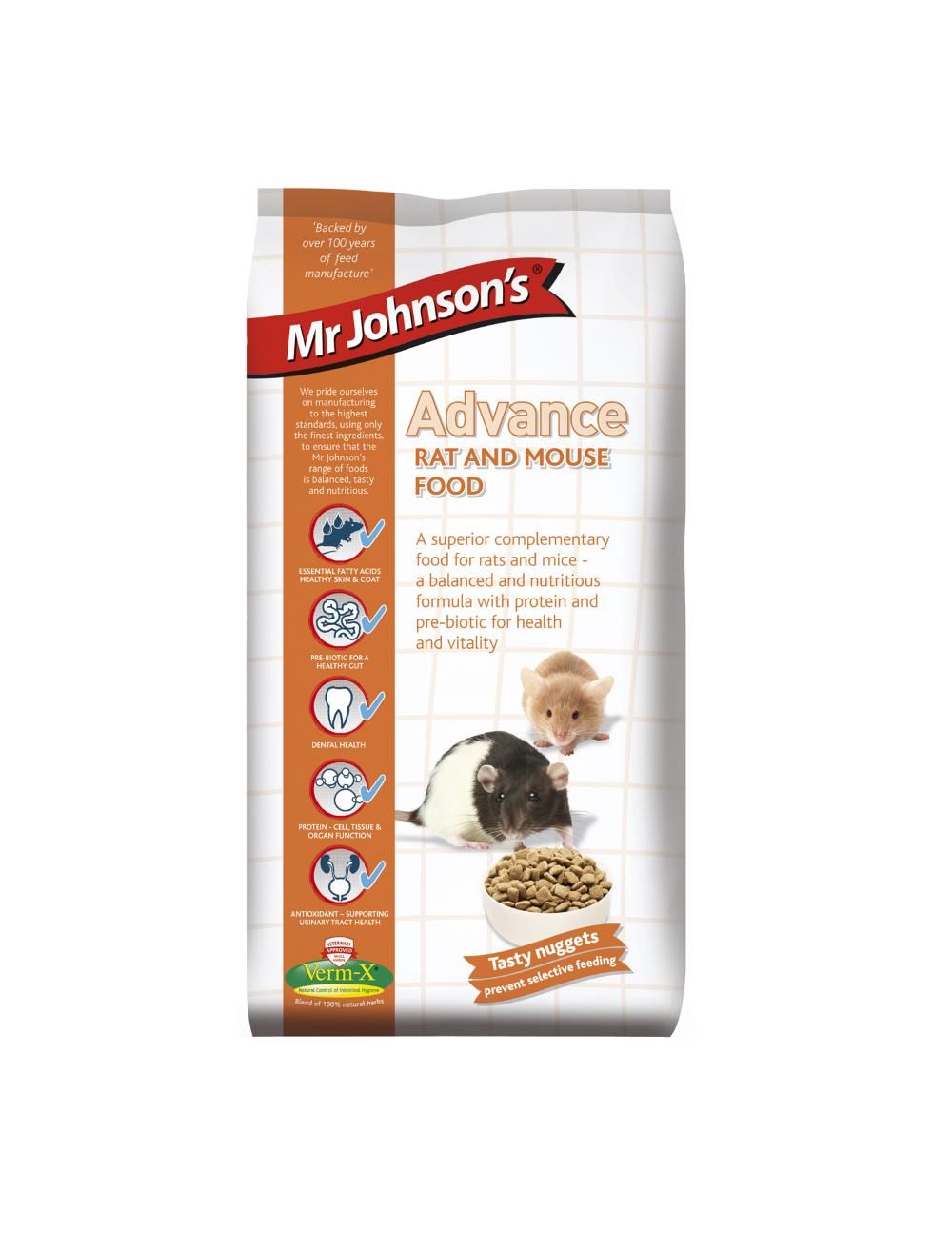 Mr.Johnson - Mr.J Advance Rat & Mouse 750g - (815-190) v:2038258