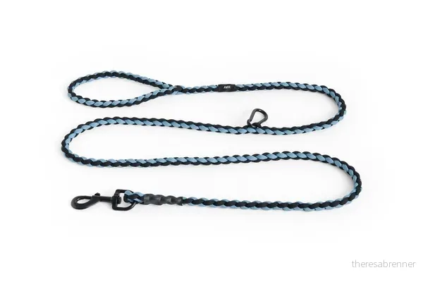 HAY – Hundesnor flettet justerbar – M/L – Blå/Sort - 160 - Blue & Black v:6750014