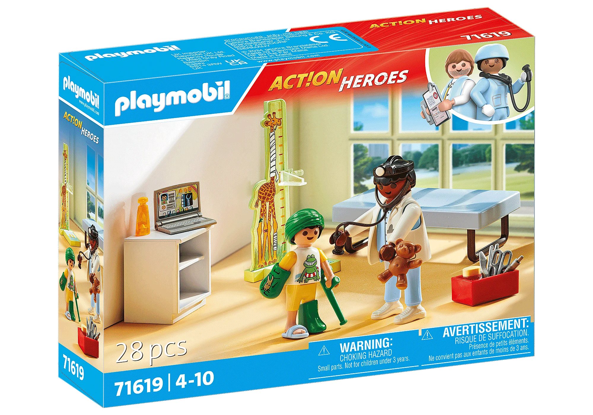 PLAYMOBIL - Pediatrician with teddy bear (71619) v:4046744